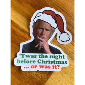 Dateline Inspired Keith Morrison Sticker True Crime TV Gift Christmas Sticker